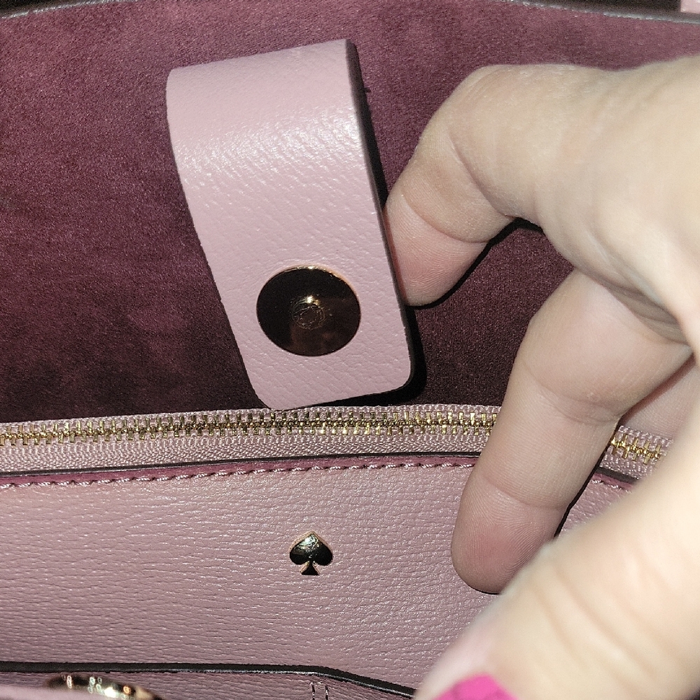 kate spade Mauve Pink Bow Tote - Picture 12 of 13